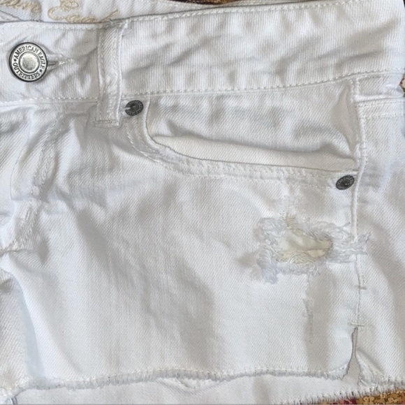 American Eagle 🦅 Stretch Distressed Short Shorts - Picture 4 of 10